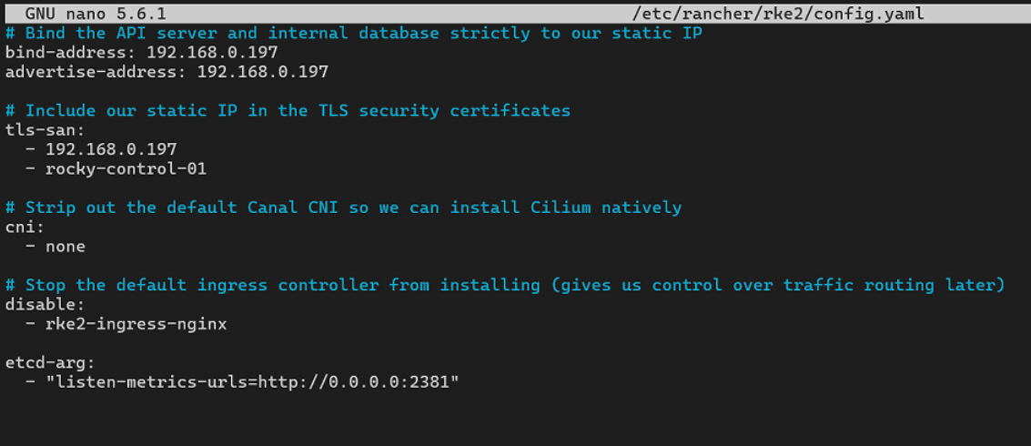 nano yaml